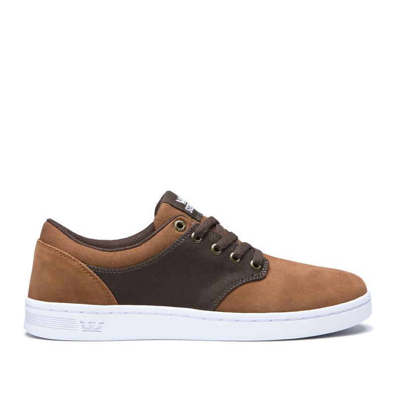 Supra CHINO COURT Sneaker Low Damen Braun Kaufen AEDCB5493